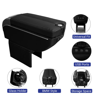 Universal Car Black Armrest