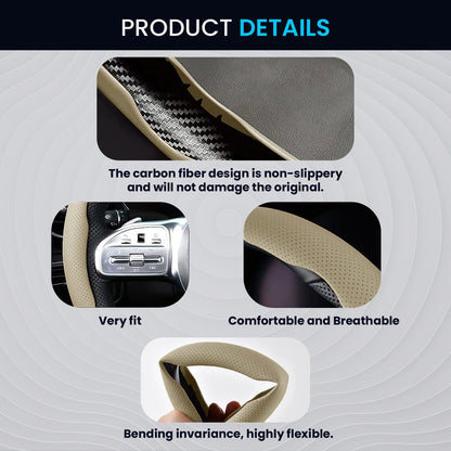 Beige Steering Wheel Grip