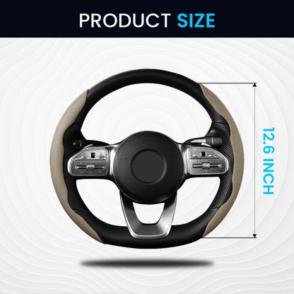 Beige Steering Wheel Grip