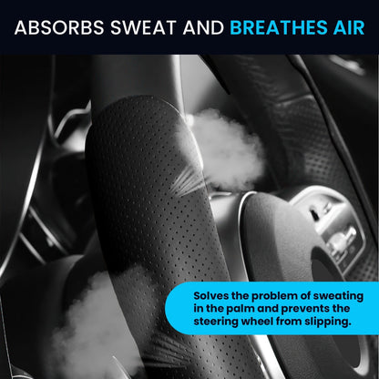 Black Steering Wheel Grip