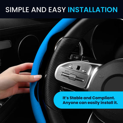 Blue Steering Wheel Grip
