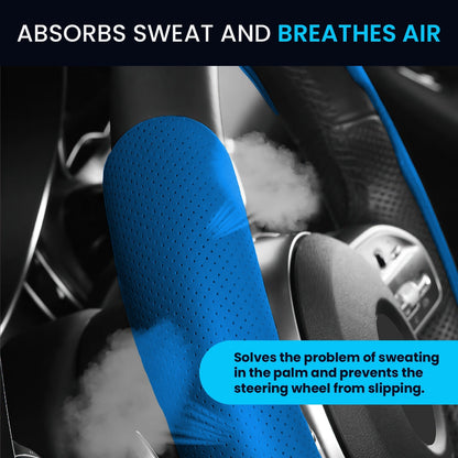 Blue Steering Wheel Grip