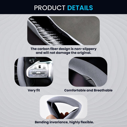Grey Steering Wheel Grip
