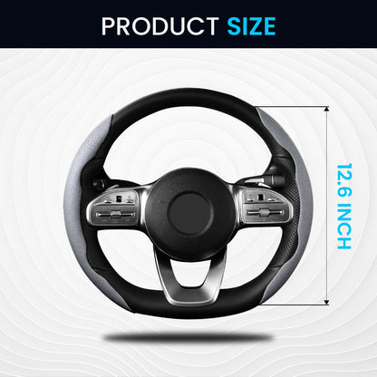Grey Steering Wheel Grip