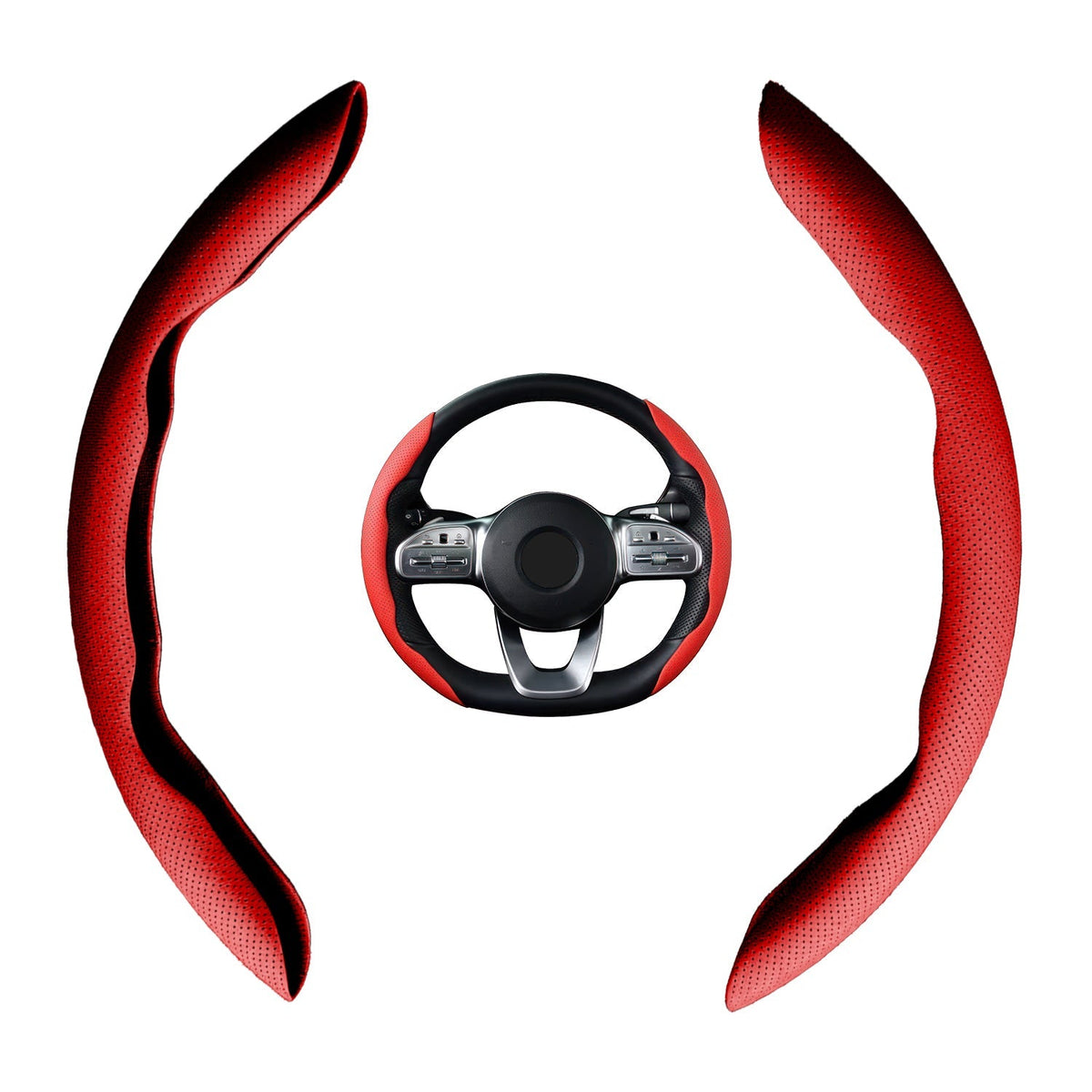 Black Steering Wheel Grip