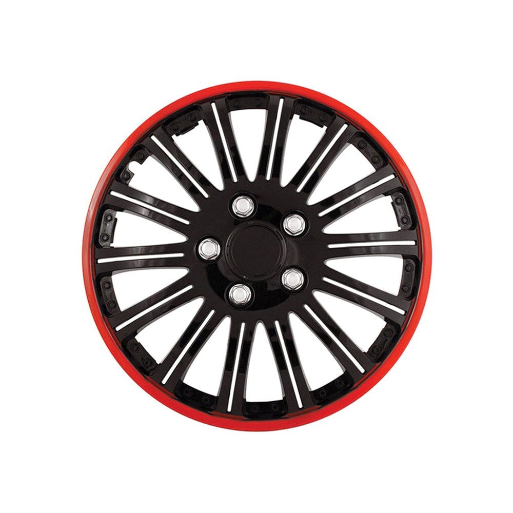 Universal Fit Black with Red Trim Car Rim